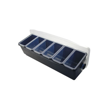 Bac à condiments noir 6...