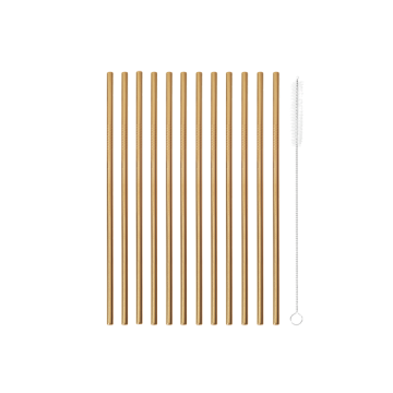 Lot de 12 Pailles Cuivre...