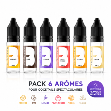 Pack 6 Arômes + Recharge...