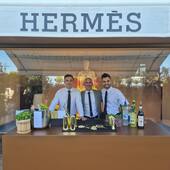 Hermès Cocktails Bar 

#cocktailsbar #flairevolution #bartenders #event #eventplanner #catering #frenchriviera #cocktails #mixologie #flairbartending #hermes #lenotre